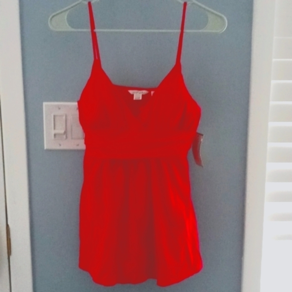 Cute Junior's hot pink top Derek Heart large - Picture 1 of 3